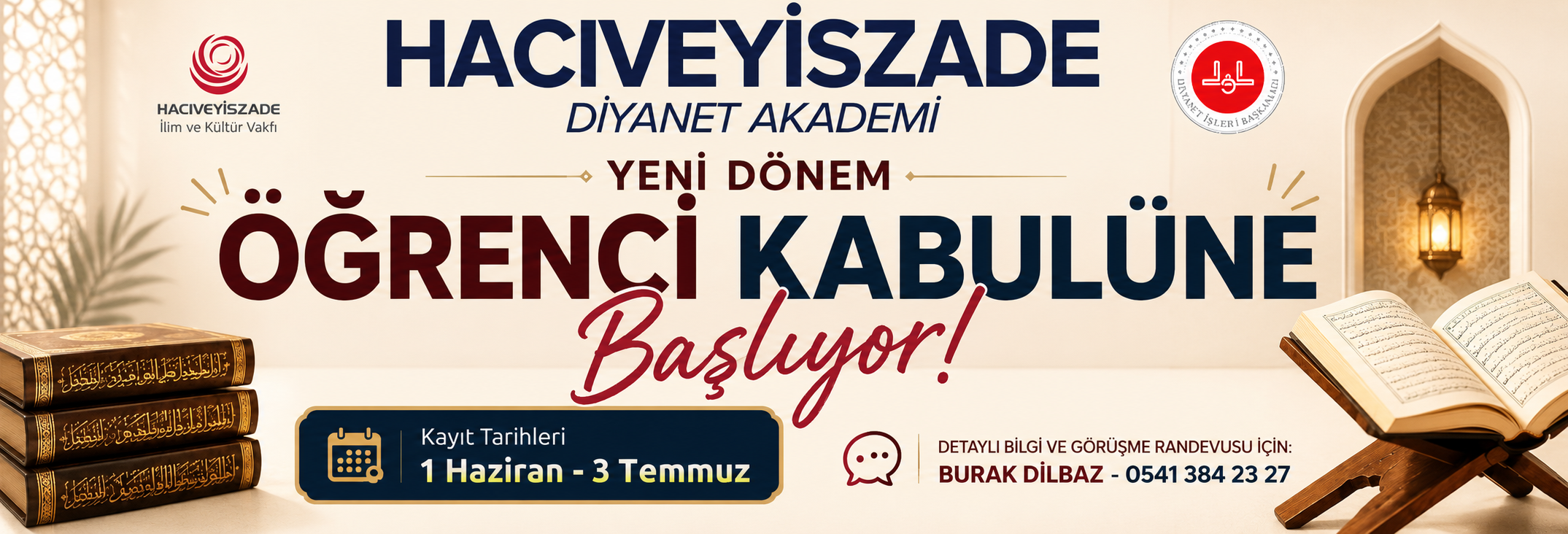 Hacıveyiszade Kur'an Kursu Yeni Dönem Kayıtları